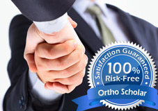 Risk-Free Guarantee Handshake and Seal - Ortho Scholar